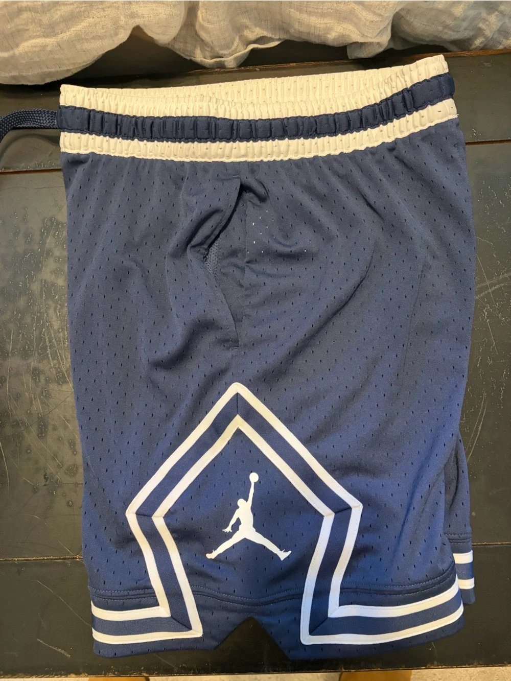 Men’s Jordan Navy and White Athletic Shorts